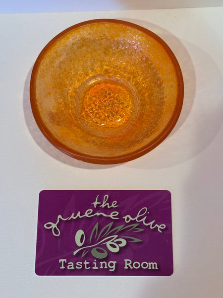 Handmade glass bowl 9cmx4cm