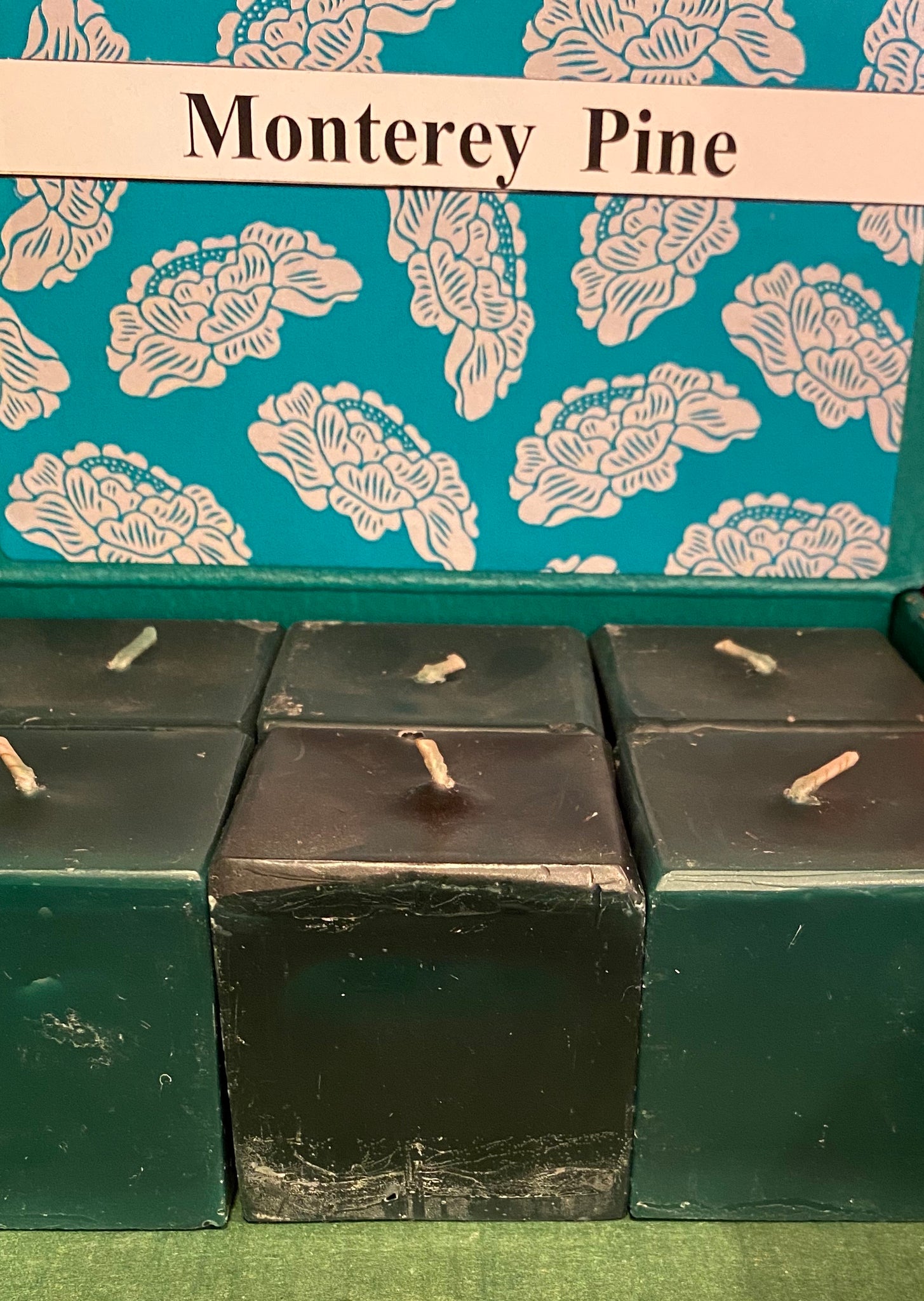 Square Candle Monterey Pine